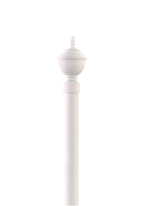 White Trophy Curtain Rod